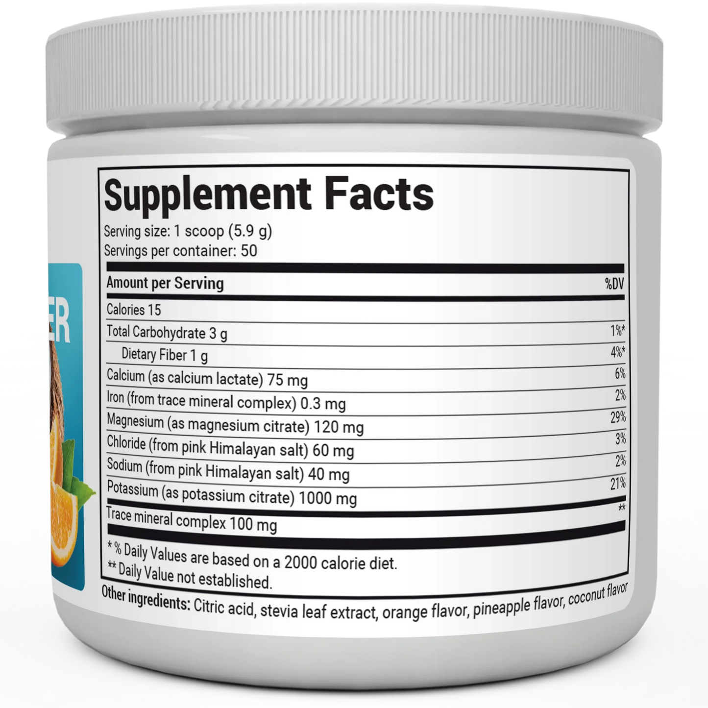Electrolyte Powder with 1000 mg of Potassium with Magnesium