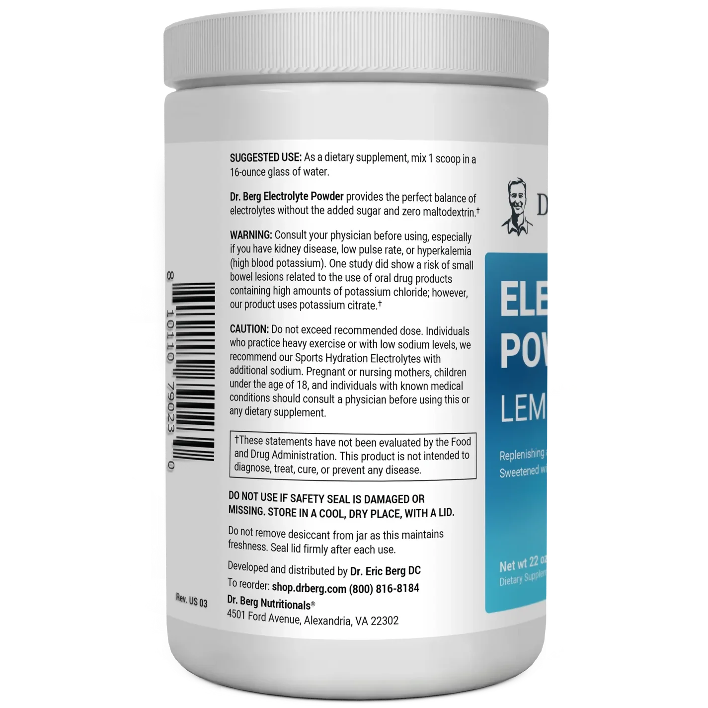 Electrolyte Powder with 1000 mg of Potassium with Magnesium