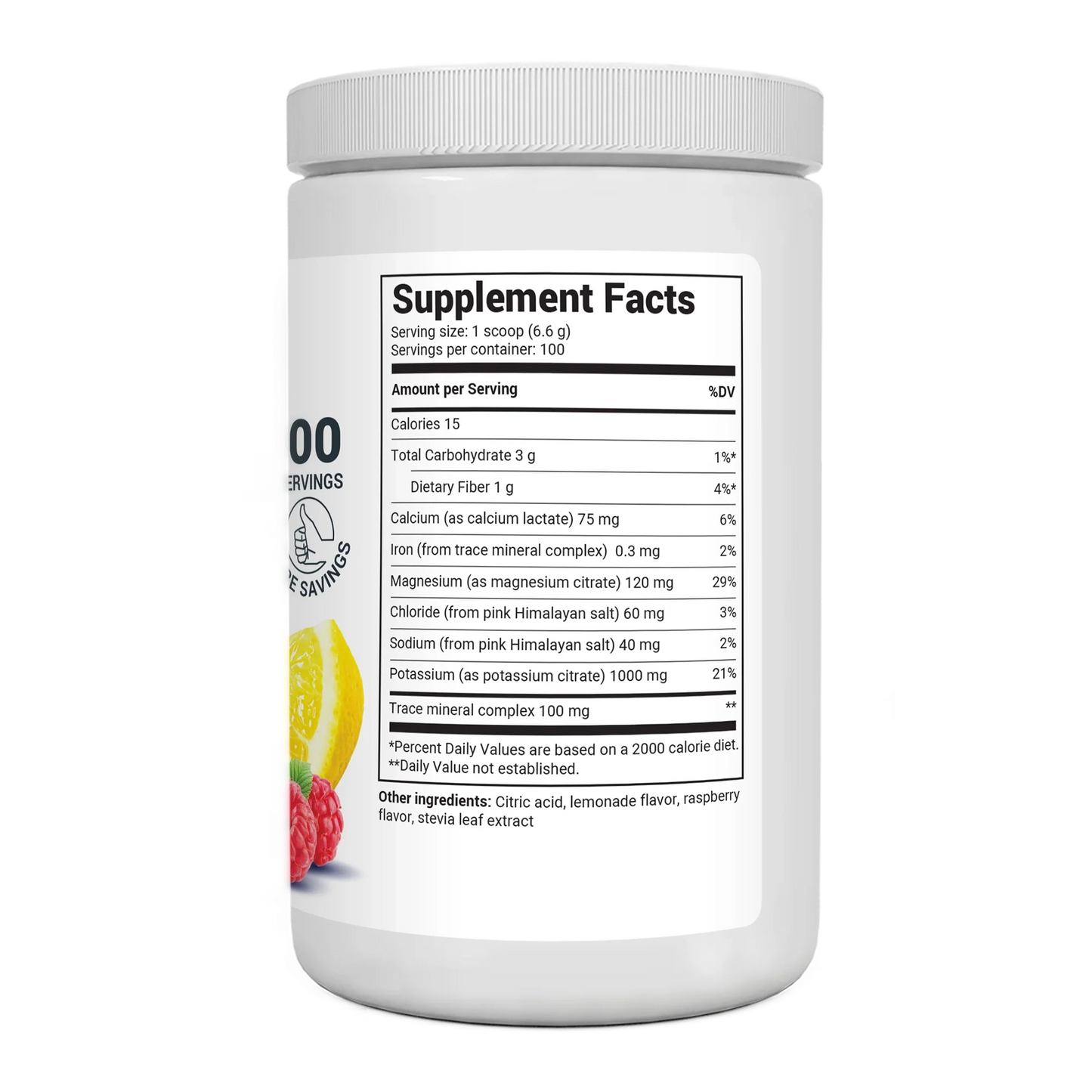 Electrolyte Powder with 1000 mg of Potassium with Magnesium