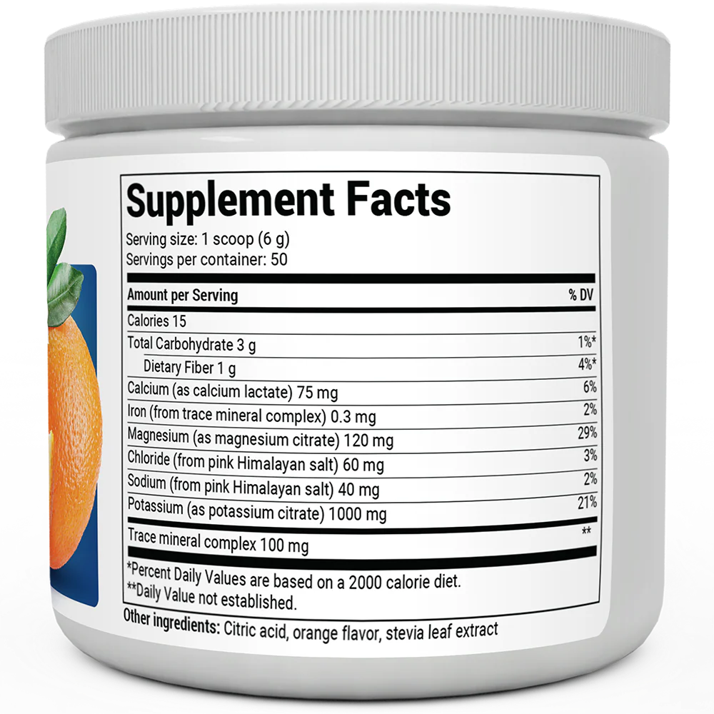 Electrolyte Powder with 1000 mg of Potassium with Magnesium