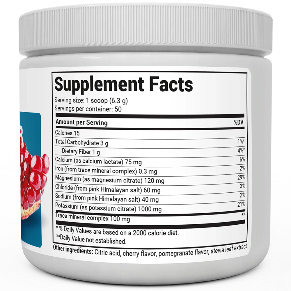 Electrolyte Powder with 1000 mg of Potassium with Magnesium
