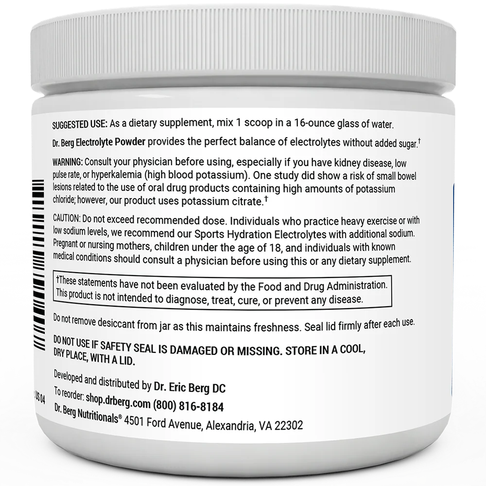 Electrolyte Powder with 1000 mg of Potassium with Magnesium