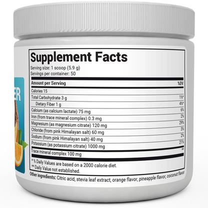 Electrolyte Powder with 1000 mg of Potassium with Magnesium