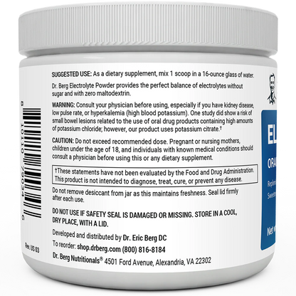 Electrolyte Powder with 1000 mg of Potassium with Magnesium