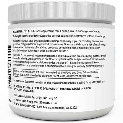 Electrolyte Powder with 1000 mg of Potassium with Magnesium